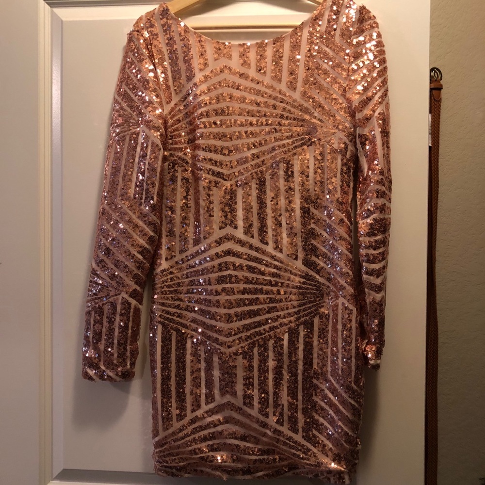 Sequins mini dress